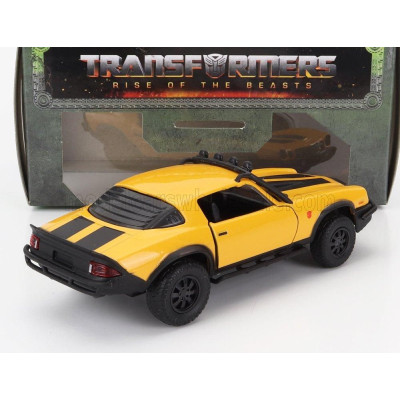 JADA CHEVROLET CAMARO COUPE 1977 - BUMBLEBEE TRANSFORMERS V L'ULTIMO CAVALIERE - YELLOW BLACK 1/32