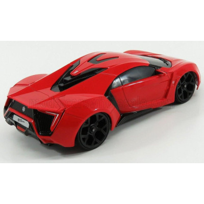 JADA LYKAN DOM'S HYPERSPORT - FAST & FURIOUS 7 2015 - RED 1/24