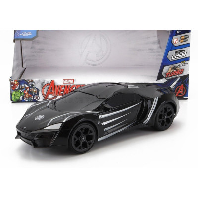 JADA LYKAN HYPERSPORT 2017 - BLACK PANTHER - MATT BLACK 1/16