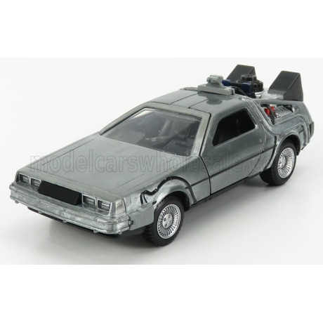 JADA DE LOREAN TIME MACHINE - BACK TO THE FUTURE 1 - RITORNO AL FUTURO 1 - SILVER 1/32