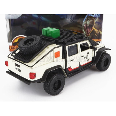 JADA JEEP GLADIATOR PICK-UP JURASSIC WORLD 2020 - BEIGE 1/32