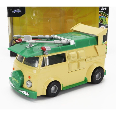 JADA VOLKSWAGEN PARTY WAGON DONATELLO NINJA TURTLES - TARTARUGHE NINJA - YELLOW GREEN 1/32