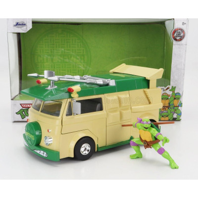 JADA VOLKSWAGEN PARTY WAGON DONATELLO NINJA TURTLES - TARTARUGHE NINJA - YELLOW GREEN 1/24