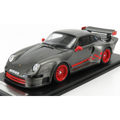 KESS MODEL PORSCHE 911 993 GT1 ALMERAS 1993 - GREY MET RED 1/18