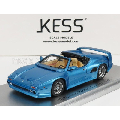 KESS MODEL DE TOMASO PANTERA SI TARGA 1993 - BLUE MET 1/43