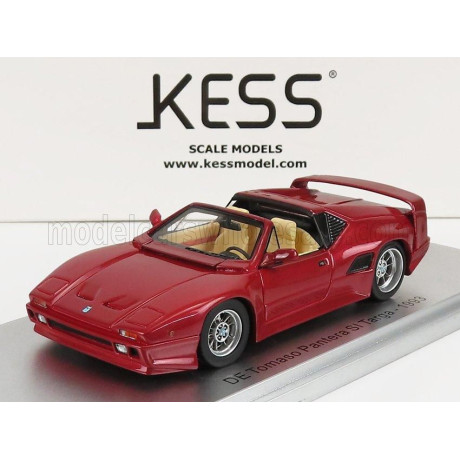 KESS MODEL DE TOMASO PANTERA SI TARGA 1993 - RED MET 1/43