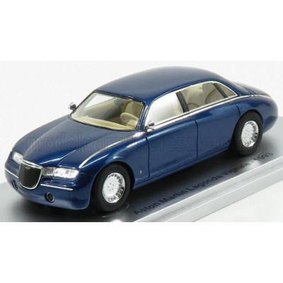 KESS MODEL ASTON MARTIN LAGONDA VIGNALE 4-DOOR 1993 - BLUE MET 1/43