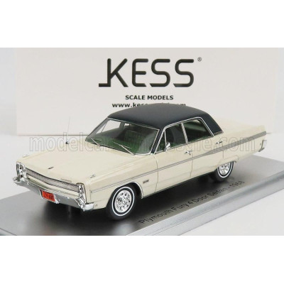 KESS MODEL PLYMOUTH FURY 4-DOOR SEDAN 1968 - IVORY GREEN 1/43