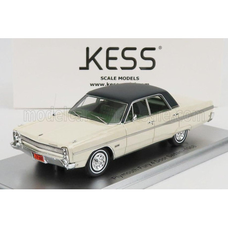 KESS MODEL PLYMOUTH FURY 4-DOOR SEDAN 1968 - IVORY GREEN 1/43