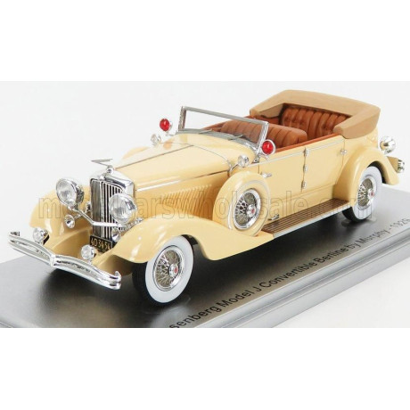 KESS MODEL DUESENBERG MODEL J CONVERTIBLE BERLINE BY MURPHY OPEN 1929 - CREAM 1/43