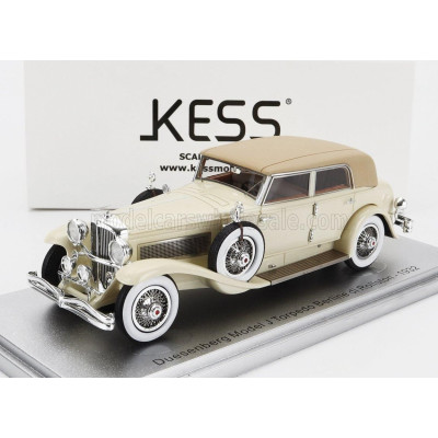 KESS MODEL DUESENBERG MODEL J TORPEDO BERLINE ROLLSTON 1932 - 2 TONE CREAM 1/43