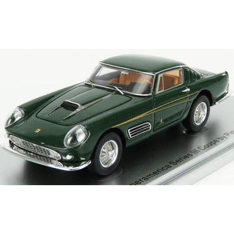 KESS MODEL FERRARI 410 SUPERAMERICA SERIES III PININFARINA COUPE 1958 - GREEN 1/43