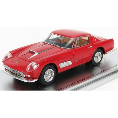 KESS MODEL FERRARI 410 SUPERAMERICA SERIES III PININFARINA COUPE 1958 - RED 1/43