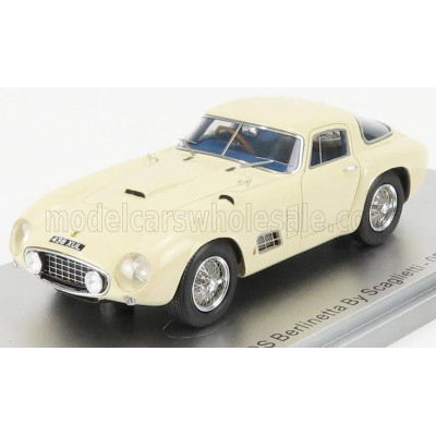 KESS MODEL FERRARI 410S BERLINETTA BY SCAGLIETTI sn0594CM 1955 - IVORY 1/43