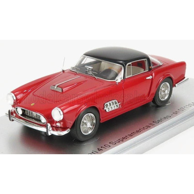 KESS MODEL FERRARI 410 SUPERAMERICA 2S sn0713SA 1957 - RED MET BLACK 1/43