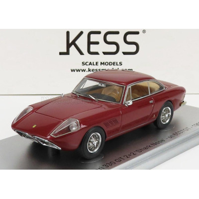 KESS MODEL FERRARI 330 GT 2+2 1965 SHARK NOSE sn6537GT 1965 - RED MET 1/43