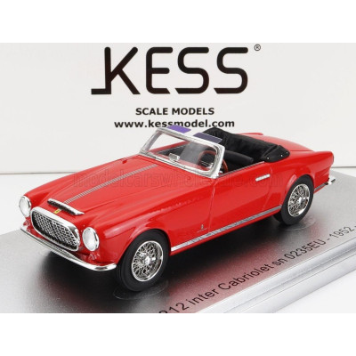 KESS MODEL FERRARI 212 INTER sn0235EU CABRIOLET OPEN 1952 - RED 1/43