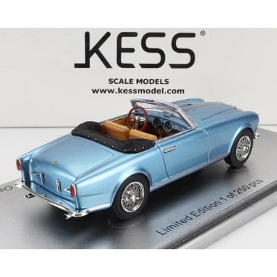KESS MODEL FERRARI 212 INTER sn0235EU CABRIOLET OPEN 1952 - LIGHT BLUE MET 1/43