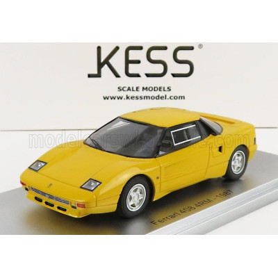 KESS MODEL FERRARI 408 4RM 1987 - YELLOW 1/43