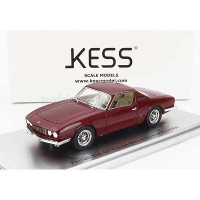 KESS MODEL FERRARI 330 GTC COUPE MICHELOTTI 1966 - BORDEAUX 1/43