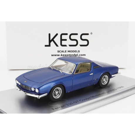 KESS MODEL FERRARI 330 GTC COUPE MICHELOTTI 1966 - BLUE MET 1/43