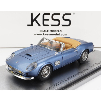 KESS MODEL MODENA 250GT CALIFORNIA SPIDER OPEN 1961 - LIGHT BLUE MET 1/43