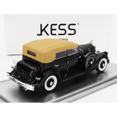 KESS MODEL PIERCE ARROW 124 CONVERTIBLE BERLINE SEDAN LE BARON CLOSED 1933 - BLACK 1/43