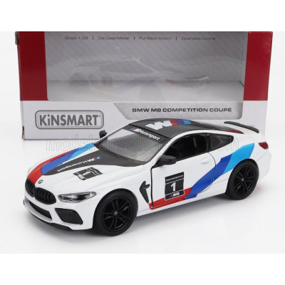 KINSMART BMW 8-SERIES M8 COMPETITION COUPE (F92) 2020 - WHITE BLACK 1/32