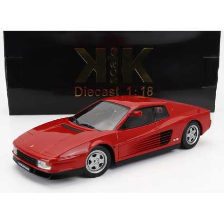 KK SCALE FERRARI TESTAROSSA MKI 1984 MONODADO MONOSPECCHIO - RED 1/18
