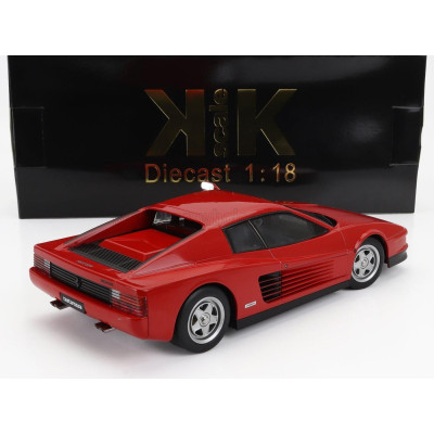 KK SCALE FERRARI TESTAROSSA MKI 1984 MONODADO MONOSPECCHIO - RED 1/18