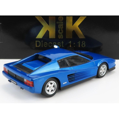 KK SCALE FERRARI TESTAROSSA MKI 1984 MONODADO MONOSPECCHIO - BLUE 1/18