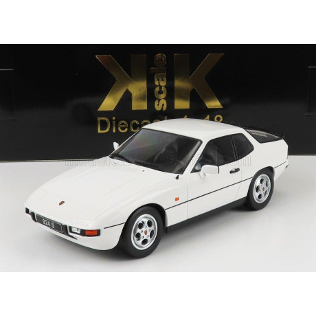 KK SCALE PORSCHE 924S COUPE 1986 - WHITE 1/18