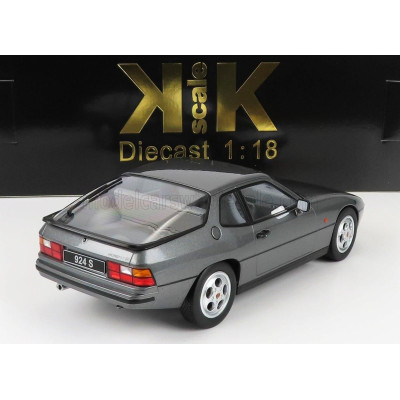 KK SCALE PORSCHE 924S COUPE 1986 - GREY MET 1/18