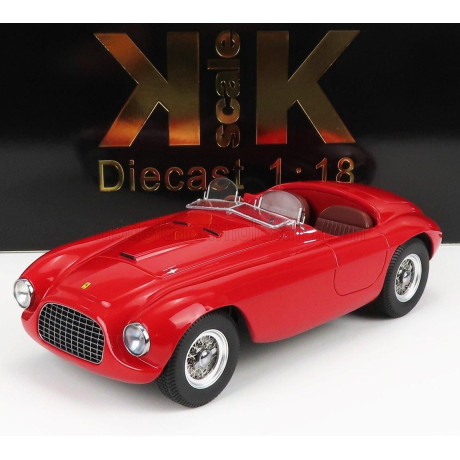 KK SCALE FERRARI 166MM BARCHETTA SPIDER 1949 - RED 1/18