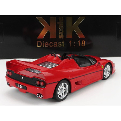 KK SCALE FERRARI F50 CABRIOLET 1995 - RED 1/18