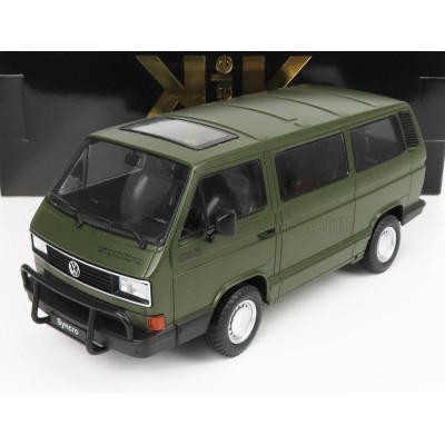 KK SCALE VOLKSWAGEN T3 MINIBUS SYNCRO 1987 - MATT OLIVE 1/18
