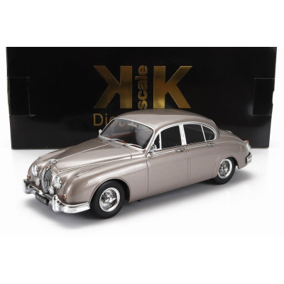 KK SCALE JAGUAR MKII 3.8 LHD 1959 - PEARL SILVER 1/18