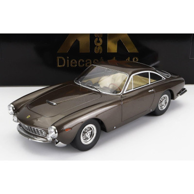 KK SCALE FERRARI 250 GT LUSSO 1962 - PERSONAL CAR STEVE McQUEEN - BROWN MET 1/18