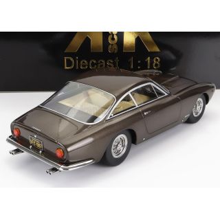 KK SCALE FERRARI 250 GT LUSSO 1962 - PERSONAL CAR STEVE McQUEEN - BROWN MET 1/18