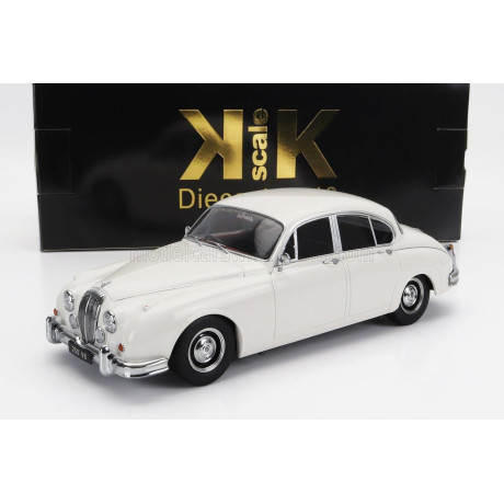 KK SCALE DAIMLER 250 V6 RHD 1962 - BLACK INTERIOR - WHITE 1/18