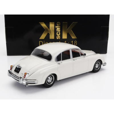 KK SCALE DAIMLER 250 V6 RHD 1962 - BLACK INTERIOR - WHITE 1/18