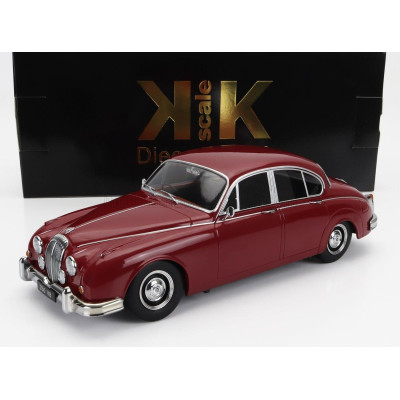 KK SCALE DAIMLER 250 V6 RHD 1962 - BLACK INTERIOR - RED 1/18