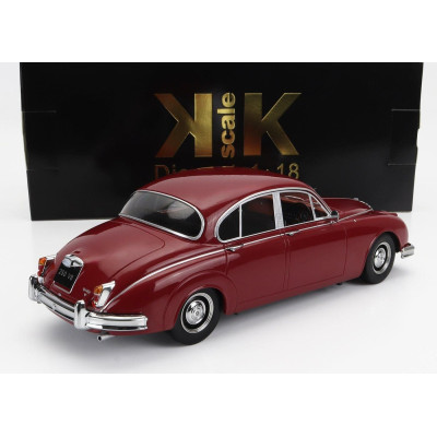KK SCALE DAIMLER 250 V6 RHD 1962 - BLACK INTERIOR - RED 1/18
