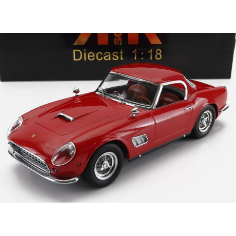 KK SCALE FERRARI 250GT CALIFORNIA SPIDER USA VERSION WITH HARD-TOP 1960 - RED 1/18