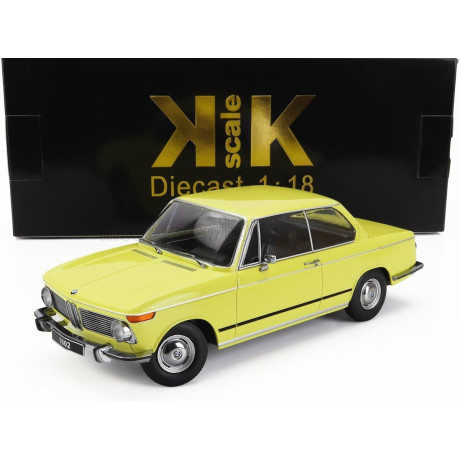 KK SCALE BMW 1602 1-SERIES 1971 - YELLOW 1/18