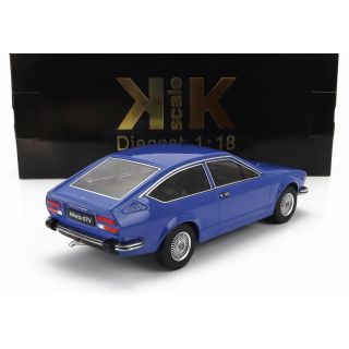 KK SCALE ALFA ROMEO ALFETTA 2000 GTV 1976 - BLUE 1/18