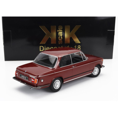 KK SCALE BMW L2002 Tii 2-SERIES 1974 - DARK RED 1/18