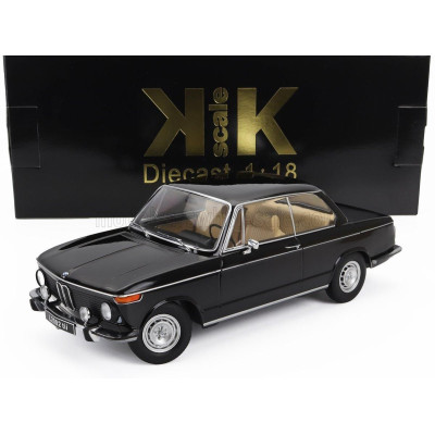 KK SCALE BMW L2002 Tii 2-SERIES 1974 - BLACK 1/18