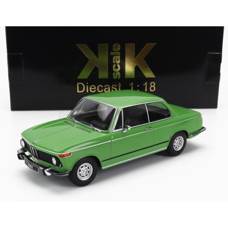 KK SCALE BMW 1502 2-SERIES 1974 - GREEN 1/18