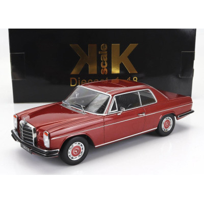 KK SCALE MERCEDES BENZ 280C/8 (W114) COUPE 1969 - RED MET 1/18